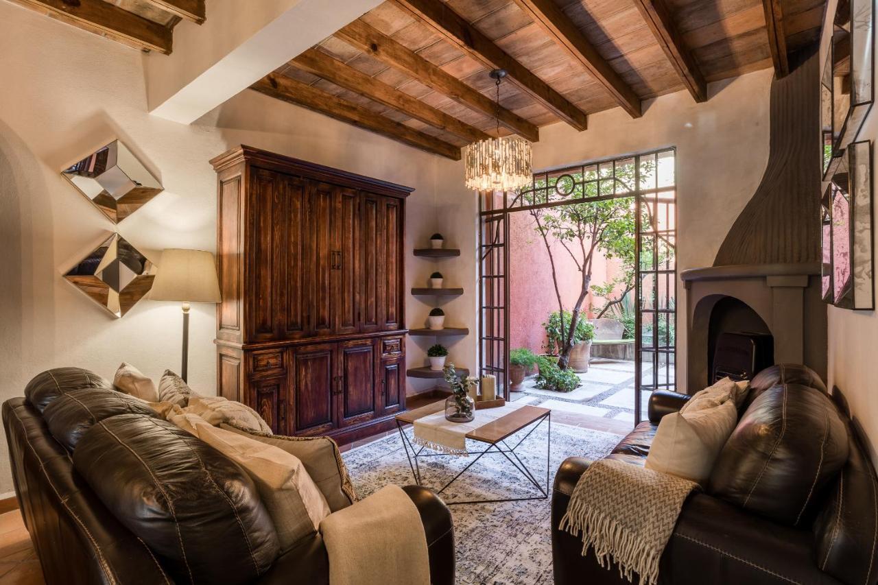 3Br Garden Home With Rooftop & Garage In Centro San Miguel De Allende Eksteriør billede
