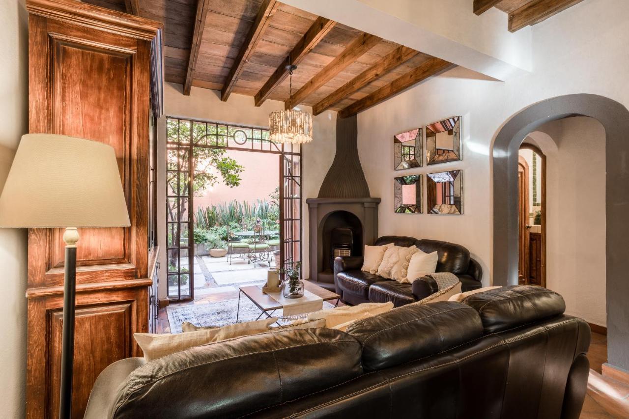 3Br Garden Home With Rooftop & Garage In Centro San Miguel De Allende Eksteriør billede